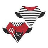 (チャックル) chuckle なりきりデビルバンダナスナップ式スタイ【リバーシブル】 レッド サイズなし P8558-00-21