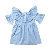 XYGJP ワンピース 子供ドレス ブルー 女の子 ノースリーブ ピアノ 入園式 卒業式