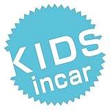 imoninn KIDS in car ステッカー　【シンプル版】　No.39　丸型ロゴ　（水色）