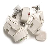 Safety 1st Magnetic Cabinet Locks, 4 Locks + 1 Key [並行輸入品]