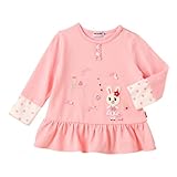 ミキハウス(mikihouse) プリンセスうさこ♪長袖フリルTシャツ 100cm ピンク（08）