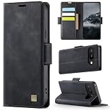 For Google pixel9a ケース 手帳型 財布型 カードポケット付き pixel 9a 用 携帯カバー カード収納 スマホケース 合皮レザー 耐衝撃 全面保護 スタンド機能 ストラップホール付き マグネット式 ブラック