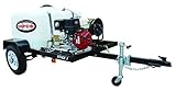 SIMPSON Cleaning 95002 Mobile Gas Pressure Washing System with Honda Commercial Engine and Trailer, 