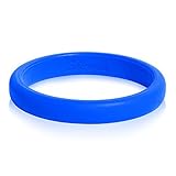 Siliconies BB Teething Bangle (Teething Jewelry) (Denim Blue) by Siliconies