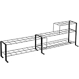 山善(YAMAZEN) 伸縮式 ツールスタンド 幅34-59 STS-3513(BK)