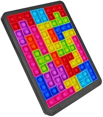 Amazon | 【正規品】プッシュポップ パズル テトリス 27個入 ゲーム