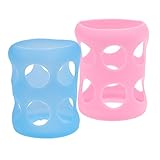 Dovewill 赤ちゃんの哺乳瓶カバー　　2個　ボトル　　スリーブ　　絶縁　　　シリコーン　　プロテクター