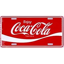 Amazon.co.jp: コカ・コーラ Coca-Cola ライセンスプレート