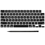 Bfenown 交換用キーボードキーキャップ キーキャップ MacBook Air 13インチ 15インチ M4 Retina A3240 A3241 MacBook Pro 14インチ 16インチ M3 M4 Pro/Max A3185 A3186 A3401 A3112 A3403 2024-2025用 年式(ブラック)