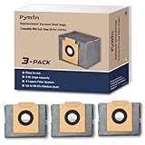 Pymin 対応Eufy(ユーフィ) X8 Pro/X8 Pro SES/X10 Pro Omniロボット真空自排気ステーション3パック防塵袋、2.5 L大容量使い捨て交換袋付属品(抗菌・消臭加工あり)