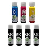 キャノン用 CANON用 詰め替えインク 互換インク (BK/C/M/Y)BC-310/311 BC-340/341 BC-345/346 BC-360/361 BC-365/BC-366 4色セット＋3ブラック(合計7本)各30ml 器具付 （インク充填用注射器/注射器用ノズル/作業用手袋/ドリル/注入口シール）個包装