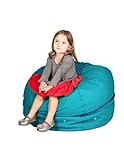 Storage Bean Bag By Mimish (Available in Cotton and Micro-suede, Free Shipping) - Aqua [並行輸入品]