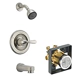 Delta Delta KTSDCL-T13420PD-SS Classic Tub/Shower Kit Pressure-Balance Single-Function Cartridge, Br