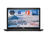 【整備済み品】デ ル大画面ノートPC DE LL Latitude 3590/第8世代 インテル Core i5-8250U (1.6GHz)/15.6インチHD/メモリ16GB/SSD512GB/Windows11pro/Office 2019/WEBカメラ/WiFi/Bluetooth/HDMI/TYPE-C/VGA/USB/テンキー/日本語キーボード/ブラック