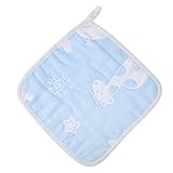 Domybestベビーウォッシュタオル 唾液タオル ダブルガーゼウォッシュタオル キャンディーの色 快適 柔らかく 強力な吸水 マテリアルスキン 出産祝い 百日記念 6層ガーゼ 3色