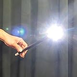 【手品 マジック】Super Flash Wand/スーパーフラッシュウォンド 閃光マジックステッキ 充電可能 三色選択 LEDフラッシュケーン ステージマジック道具 手品道具 (白)