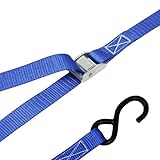 FREAK 荷締めベルト青 S字フック250kg 幅25mm×長さ0.5+3m