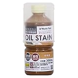 和信ペイント 油性オイルステイン むら無く着色・木目鮮明 けやき 300ml