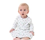 quavey unisex-baby Sleepingbag /ジャンプスーツ水陸両用Cotton Wearable Blanket 4シーズン、6 – 24ヶ月 XL(24M)