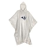 The Northwest会社NFLユニセックス軽量クリアポンチョ One Size レッド
