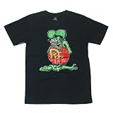 (minlada) プリントTシャツ ラットフィンク RAT FINK 緑のネズミ メンズ [並行輸入品]