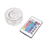 Kicode 防水LEDライト花瓶 RGBマルチカラーが変更とバッテリー運営します 花ランプW /リモートコントロール