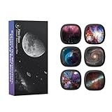 Ainael MeteorとGalaxyプロジェクター用のリアルなディスク - ホームプラネタリウム用5K ウルトラHDスライド プロジェクターなし6枚組 (Nebula 1)