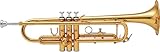 バック Bach B♭トランペット TR600 ラッカー仕上げ 専用ケース付き