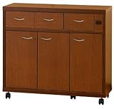 カウンターワゴン80 ブラウン 97027 【16676】