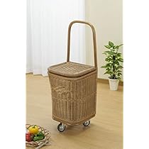 Amazon｜《ラタン（籐）》 ショッピングカート R207｜今枝ラタン