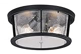 Vaxcel T0097 Coventry 13-Inch Outdoor Flush Mount, Dark Bronze by Vaxcel