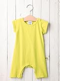 RUGGED WORKS ( ラゲッドワークス ) ベビー 日本製 ロンパース 赤ちゃん 男の子 女の子 半袖 ベビー服 70㎝ イエロ―