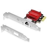 10Gbe PCI-e4.0 X1ネットワークカード、Marvell AQC113コントローラー、10G Base-T RJ45ポートNIC、GiGaPlus 100/1000/2500/10000Mbpsイーサネットカード、10Gbイーサネットアダプター、Windows10/11/Windowsサーバー/Linux対応