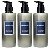 EVERSKIN ボディーソープ シャワーオイル メンズボディソープ 体臭 ワキガ 加齢臭 背中ニキビ 皮脂 足臭 脇汗 日本製 ホワイトティーの香り【医薬部外品】400ml 3個セット