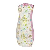 ergoPouch TRU 2.5 TOG Organic Cotton Quilt Sleeping Bag, Pink Floral, 12-36M by Ergo Pouch