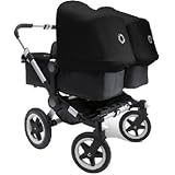 Bugaboo Donkey バガブー ドンキー Twin Stroller ツイン ベビーカー in Black/Black ブラック/ブラック [並行輸入品]