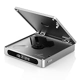 FiiO DM13 多機能ポータブルステレオCDプレーヤー 長寿命バッテリー付き USBリッピング対応 光学/同軸/3.5mm/4.4mm出力 (シルバー)