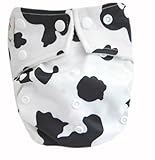 Kawaii Baby Good Night Heavy Wetter One Size Pocket Cloth Diaper with 2 Large Microfiber Inserts " C