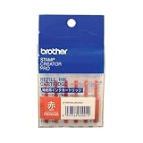 （まとめ） ブラザー BROTHER 使いきりタイプ補充インク 赤 PRINK6R 1パック（6本） 〔×10セット〕