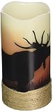 LED Wildernessシルエットcandles-ムース