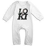 かわいい 子供 マイティ ソー ロキ トム ヒドルストン Tシャツ カジュアル White Size 24 Months