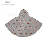 ヘミングス(Heming's)MAMA & CO/プリュムレインキッズポンチョ:フォックス(FOX/キツネ)