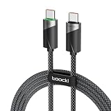 USB C to C急速充電ケーブル 100W/5A/1m スマートパワーオフ（過充電防止） iPhone 15/MacBook Pro/Matebook/iPad/Xperia/Galaxy用