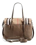 【バーバリーキッズ】Burberry Kids Classic Check & Leather Diaper Bag クラシックチェックレザープリントマザーズバッグ 【並行輸入品】BONBOTTE