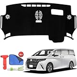 Rasya ダッシュボードマット アルファード40系 ダッシュマット ヴェルファイア40系 ダッシュボードカバー VELLFIRE ALPHARD 40系 車種専用設計 ダッシュボード 保護マット 日焼け防止 反射防止 劣化防止 ヴェルファイア/アルファード 40 カスタムパーツ アクセサリー 内装パーツ (トヨタ VELLFIRE ALPHARD 40系)