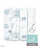 aden by aden + anais (エイデン バイ エイデンアンドアネイ) 【日本正規品】モスリンコットン Disneyスワドル4枚入り mickey bubble ADISN107J