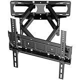 KAKOBON 全動式テレビ壁掛け26-65インチ対応 LCD/LED/OLED液晶 VESA最大400 x 400mm 耐荷重45kg フルモーション式壁掛けテレビスタンド 前後 左右 上下 多角度調節 アーム移動式テレビ壁掛け金具 Swivel TV Wall Mount