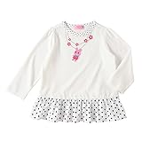 ミキハウス ホットビスケッツ(MIKIHOUSE HOT BISCUITS) キャビットちゃん ネックレスプリント長袖Tシャツ 73-5210-783 110cm 白