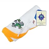 NCAA Notre Dame Fighting Irish熱ベビー毛布刺繍入りFighting Irishロゴ