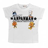 (バンダイ)BANDAI 半袖Tシャツ アンパンマン トップス ホワイト 80